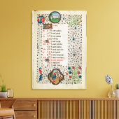 Aries en man canvas afdruk (Insitu (Woonkamer))