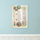 Aries en man canvas afdruk (Insitu (Houten vloer))