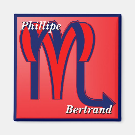 Aries en Scorpio Magneet (Voorkant)