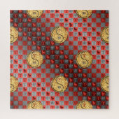 Aries & Fire Rabbit Legpuzzel (Verticaal)