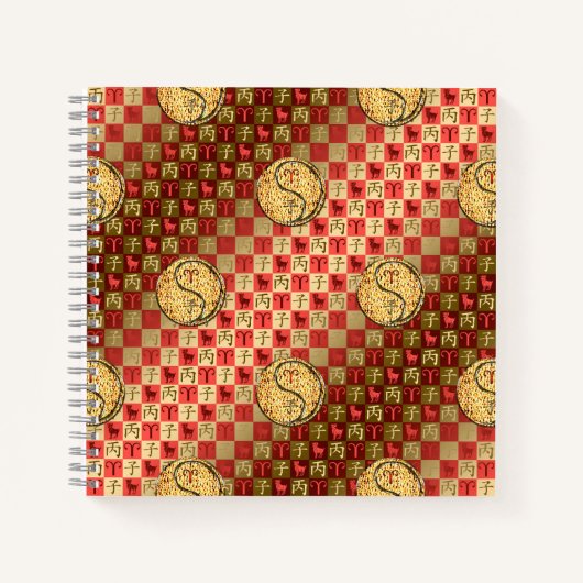 Aries & Fire Rat Notitieboek (Voorkant)