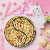 Aries & Fire Tiger Papieren Bordje (Feest)