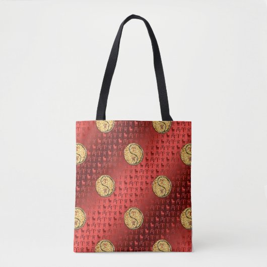 Aries & Fire Tiger Tote Bag (Voorkant)