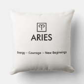 Aries – Fire Within the Stars Cushion Kussen (Achterkant)
