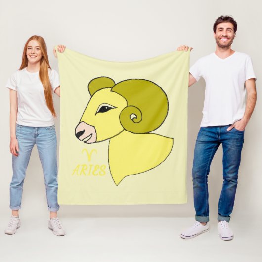Aries Fleece Blanket Deken (In situ)