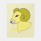 Aries Fleece Blanket Deken (Voorkant)