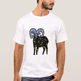 Aries Galaxy Ram T‑Shirt – Felle Aries Energie T-shirt