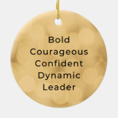 Aries geïnspireerde kerstversiering keramisch ornament (Achterkant)