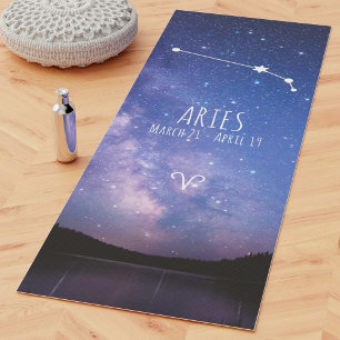 Aries Gepersonaliseerde zodische astrologie Yoga Yogamat