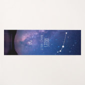 Aries | Gepersonaliseerde zodische astrologie Yoga Yogamat (Voorkant (horizontaal))