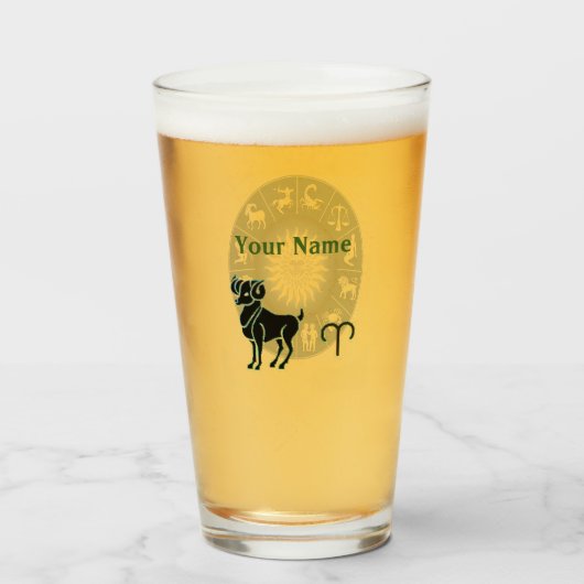 Aries Glas (Voorkant gevuld)