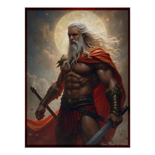 Aries God van de Oorlog: Mythische Legende Perfect Poster (Voorkant)