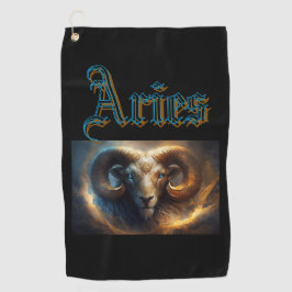 Aries Golfhanddoek