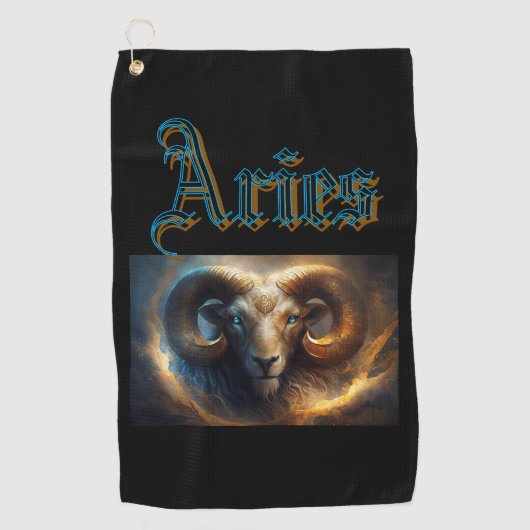 Aries Golfhanddoek (Voorkant)