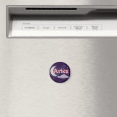 Aries Hemelse Esthetische Maan Wolk Sterren Design Magneet (Insitu (Vaatwasser))