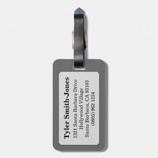 Aries Het bagagelabel van de Ram horoscoop (Achterkant verticaal)