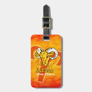 Aries Het bagagelabel van de Ram horoscoop