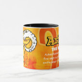 Aries Het brandsignaal Ram astrologische mok (Midden)