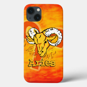 Aries Het brandsignaal van de Ram-hartkamer iphone iPhone 13 Hoesje