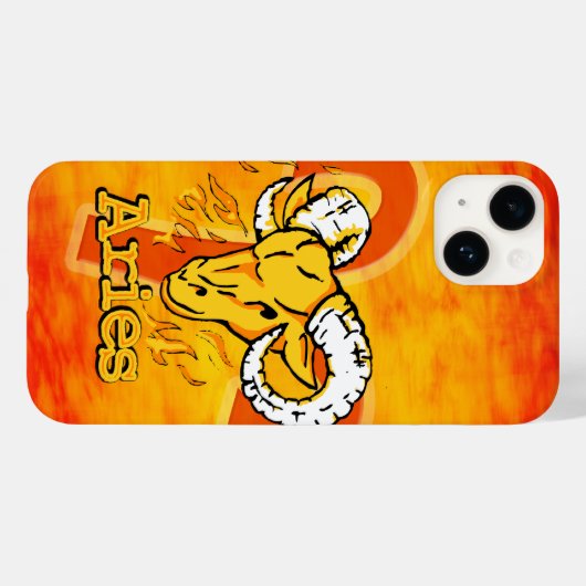 Aries Het brandsignaal van de ringzegen Case-Mate iPhone Case (Achterkant (horizontaal))
