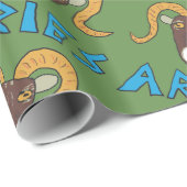 Aries het Ram Cadeaupapier (Rol Hoek)