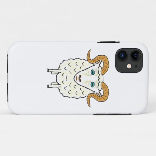 Aries het Ram Case-Mate iPhone Case (Achterkant (horizontaal))
