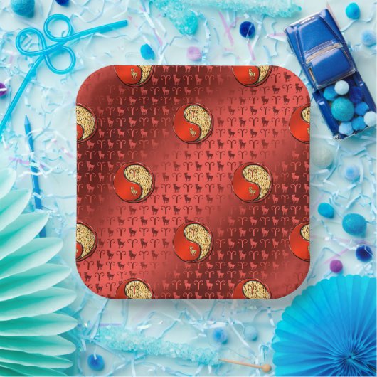 Aries het Ram Papieren Bordje (Feest)