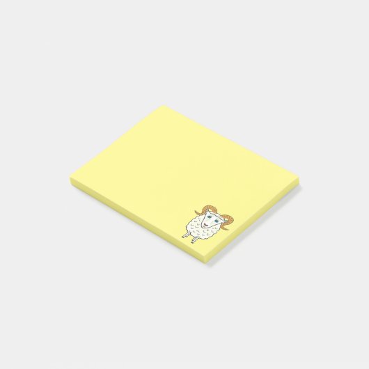 Aries het Ram Post-it® Notes (Schuin)
