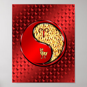 Aries het Ram Poster