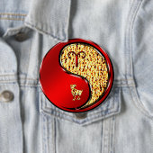 Aries het Ram Ronde Button 4,0 Cm (In situ)