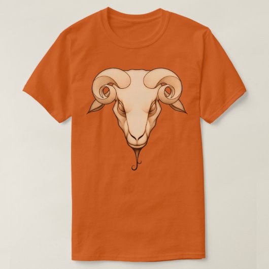 Aries het Ram T-shirt (Design voorkant)