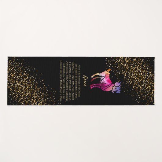 Aries het Ram Yogamat (Voorkant (horizontaal))