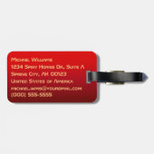 ARIES - Het symbool van de Ram Zodiac Bagagelabel (Achterkant horizontaal)