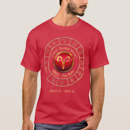 Aries - het teken van de dierentuin van Ram T-shirt
