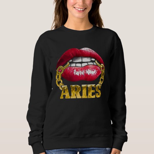 Aries Horoscope Juicy Lips Chain for African Ameri Trui (Voorkant)
