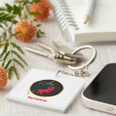 Aries Horoscope Sleutelhanger (Voorkant Rechts)