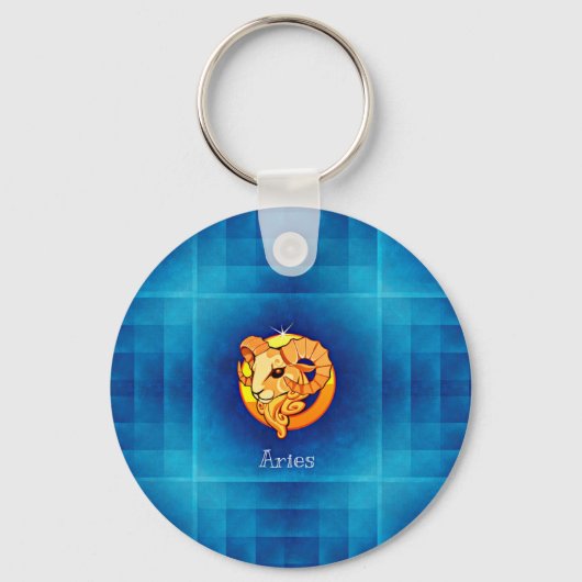 aries horoscope sleutelhanger (Voorkant)