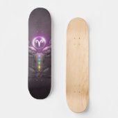 Aries Horoscope-symbool Persoonlijk Skateboard (Voorkant)