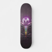 Aries Horoscope-symbool Persoonlijk Skateboard (Voorkant)