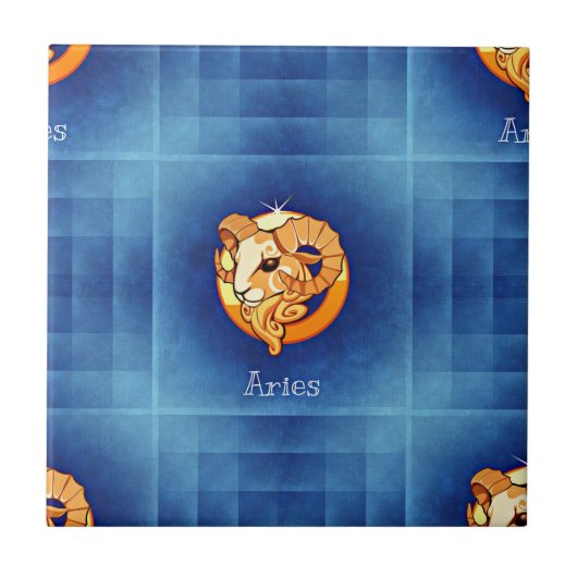 aries horoscope tegeltje (Voorkant)