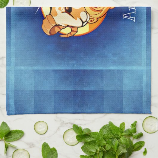 aries horoscope theedoek (Gevouwen)