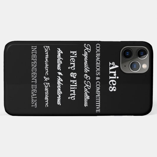 Aries iPhone Case (Achterkant (horizontaal))