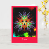 Aries Kaart (Gele Bloem)