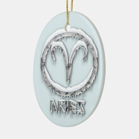 Aries Keramisch Ornament (Links)