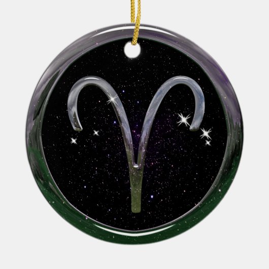 Aries Keramisch Ornament (Voorkant)