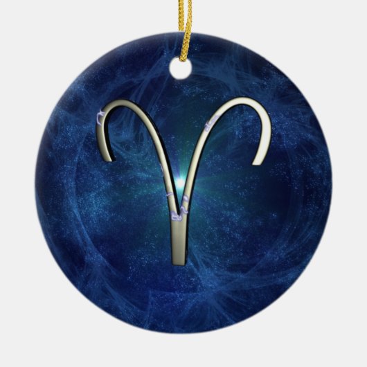 Aries Keramisch Ornament (Voorkant)