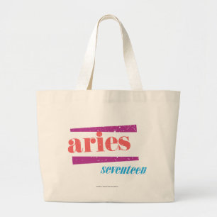 Aries Lt roze Grote Tote Bag
