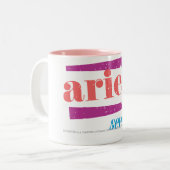 Aries Lt roze Tweekleurige Koffiemok (Voorkant links)