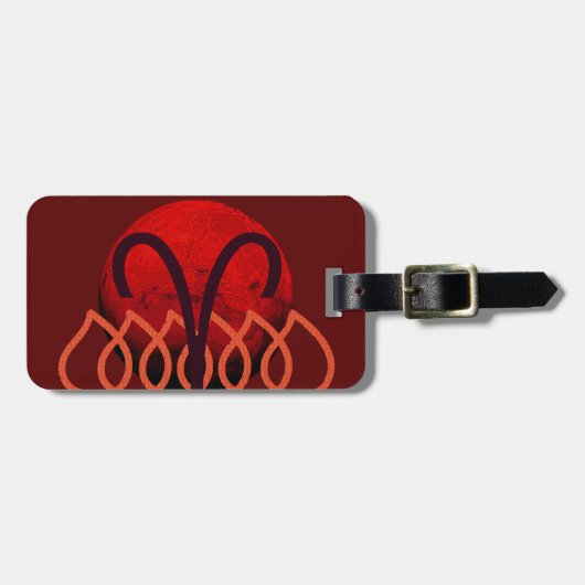 Aries Luggage Tag Bagagelabel (Voorkant horizontaal)