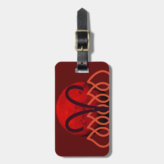 Aries Luggage Tag Bagagelabel (Voorkant verticaal)